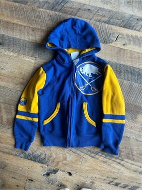 Buffalo Sabres Kids Blue & Yellow Full Zip Hoodie
